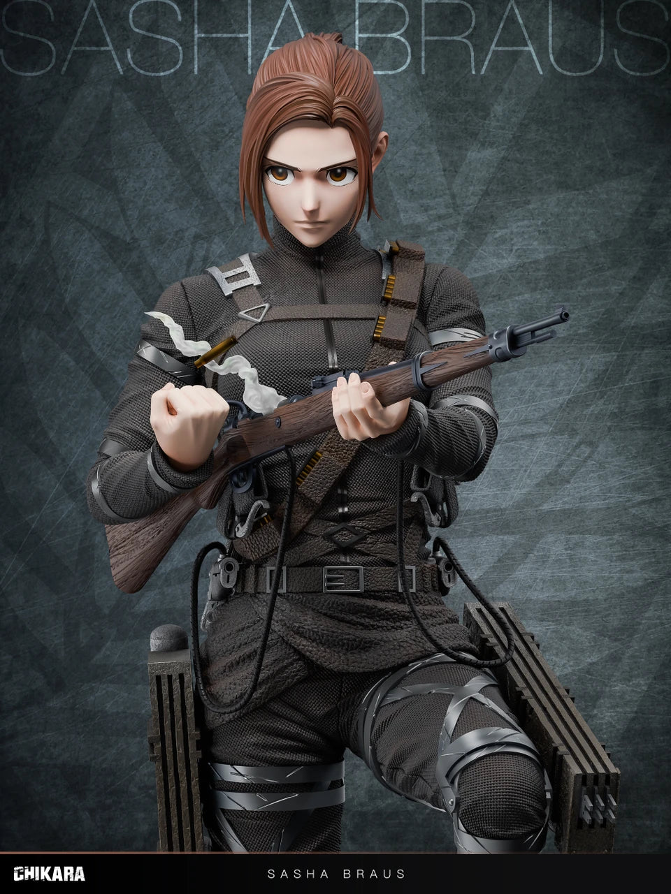 [PRE ORDER] Attack On Titan - Chikara Studio - Sasha Braus (Price does not include shipping - Please Read Description)