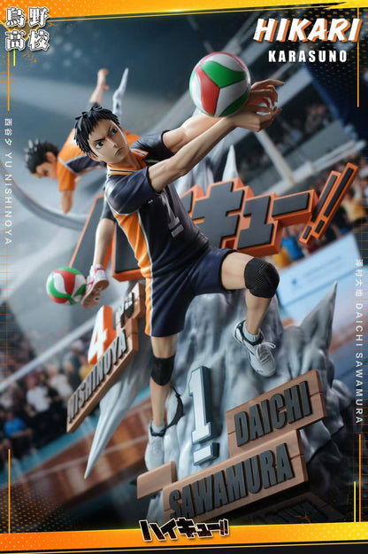 [PRE ORDER] Haikyuu - Hikari Studio - Yu Nishinoya & Daichi Sawamura (Price does not include shipping - Please Read Description)