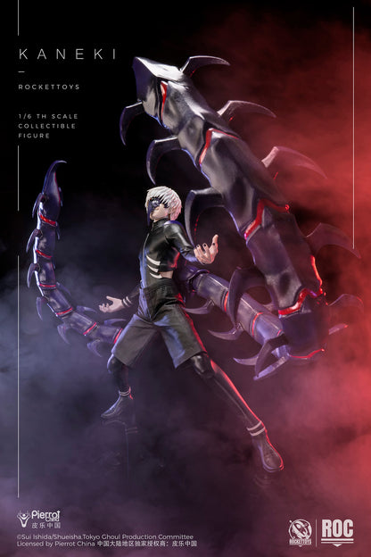 [PRE ORDER] Tokyo Ghoul - Rocket Toys Studio - Kaneki Ken Combat Suit PVC Action Figure Licensed (Price does not include shipping - Please Read Description)