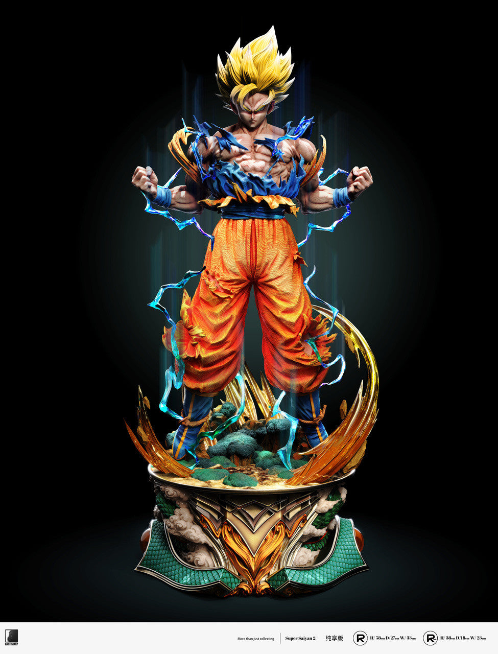 [PRE ORDER] Dragon Ball - Last Sleep Studio - SS2 Goku (Price does not include shipping - Please Read Description)