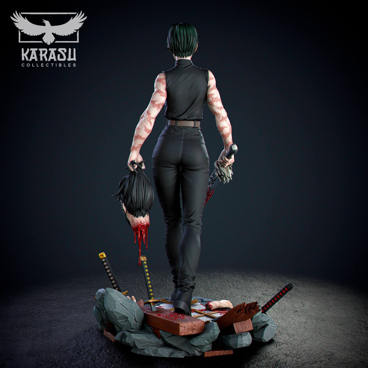 [PRE ORDER] Jujutsu Kaisen - Karasu Collectibles Studio - Maki Zenin (Price does not include shipping - Please Read Description)