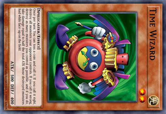 YuGiOh - Time Wizard Credit Card Sticker