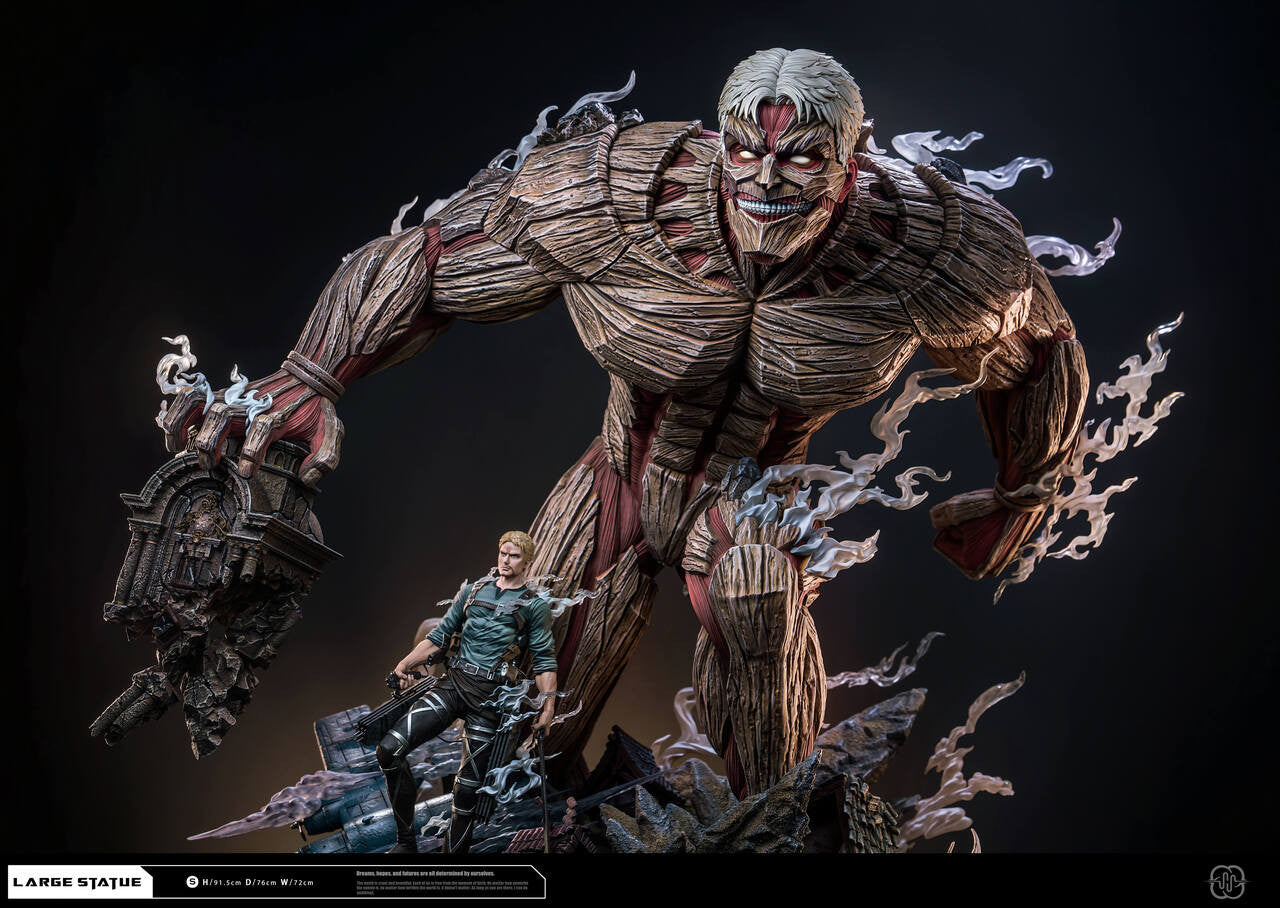 [PRE ORDER] Attack On Titan - Hertz Studio - The Armored Titan & Reiner (Price does not include shipping - Please Read Description)