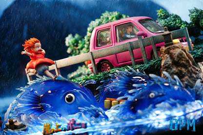 [PRE ORDER] Studio Ghibli - OPM Studio - Ponyo on the Cliff With LED (Price does not include shipping - Please Read Description)