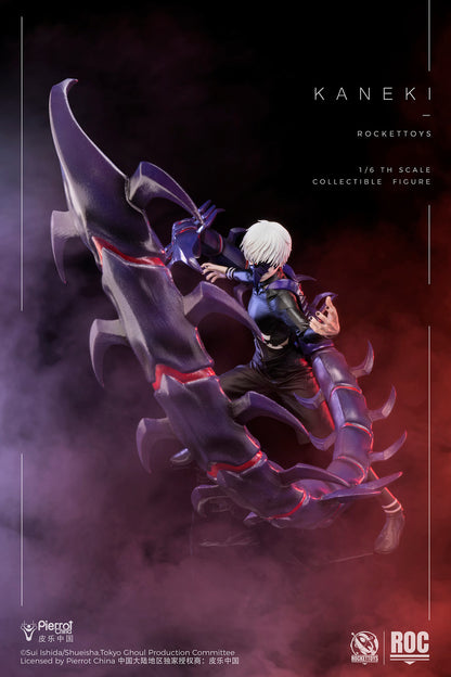 [PRE ORDER] Tokyo Ghoul - Rocket Toys Studio - Kaneki Ken Combat Suit PVC Action Figure Licensed (Price does not include shipping - Please Read Description)
