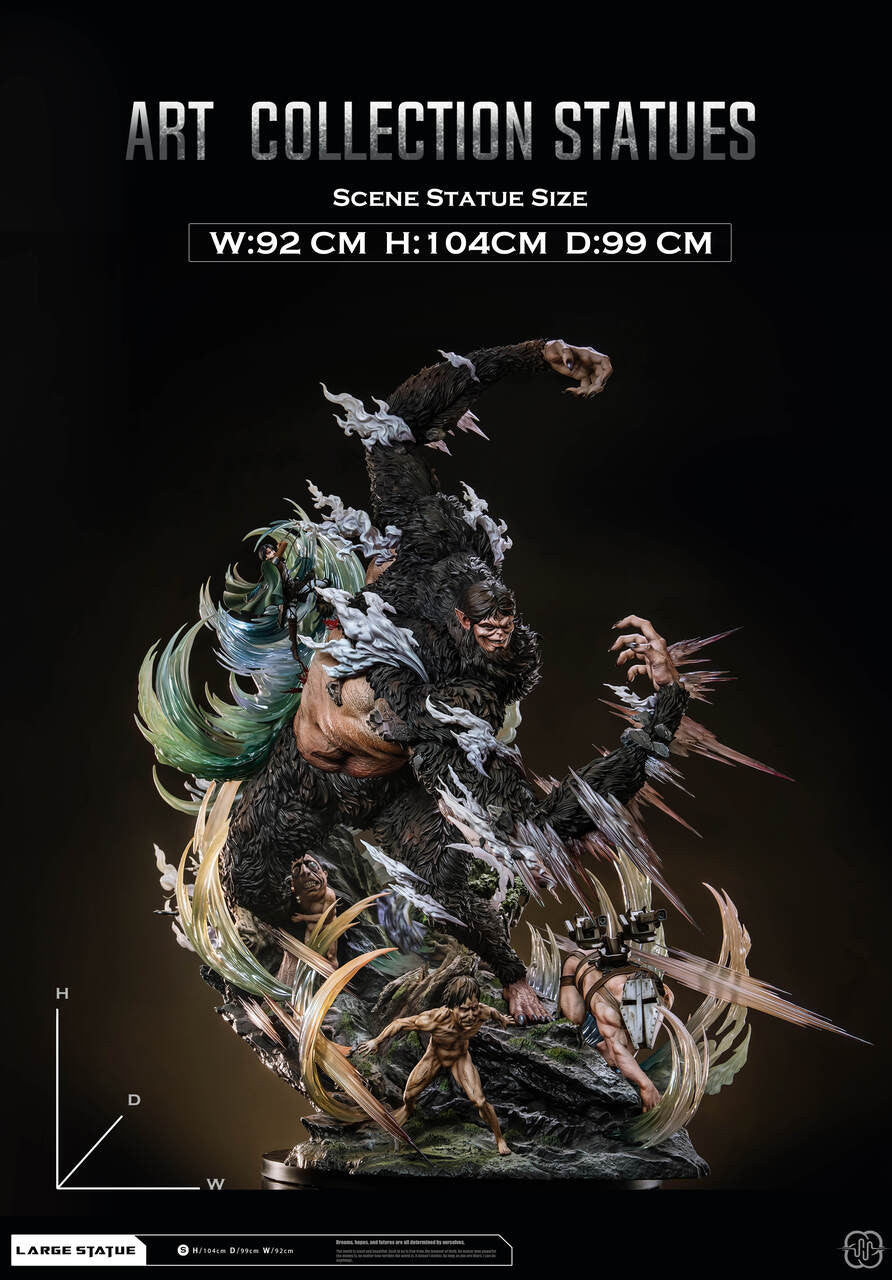 [PRE ORDER] Attack On Titan - Hertz Studio - Beast Titan (Price does not include shipping - Please Read Description)