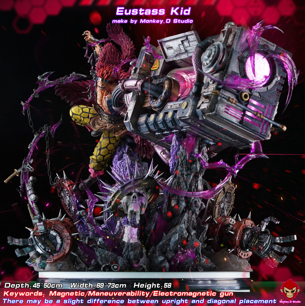 [PRE ORDER] One Piece - Monkey D Studio - Eustass Kid (Price does not include shipping - Please Read Description)