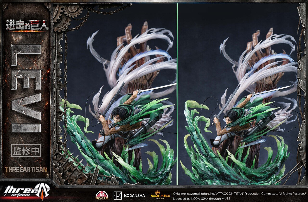 [PRE ORDER] Attack On Titan - Three Artisan Studio - Levi Ackerman (Price does not include shipping - Please Read Description)
