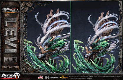 [PRE ORDER] Attack On Titan - Three Artisan Studio - Levi Ackerman (Price does not include shipping - Please Read Description)