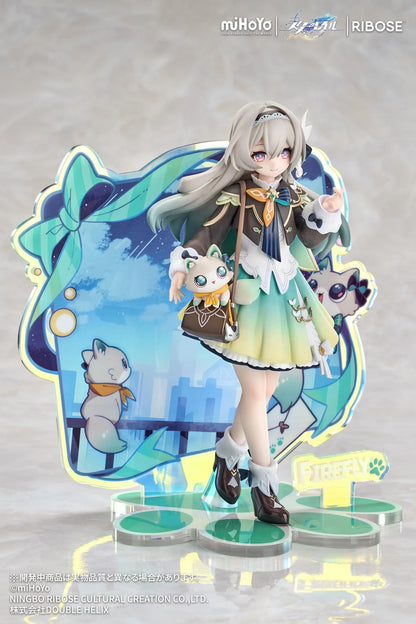[PRE ORDER] Honkai Star Rail - RIBOSE - Chibi Cat Series Firefly PVC Figure Licensed (Price does not include shipping - Please Read Description)