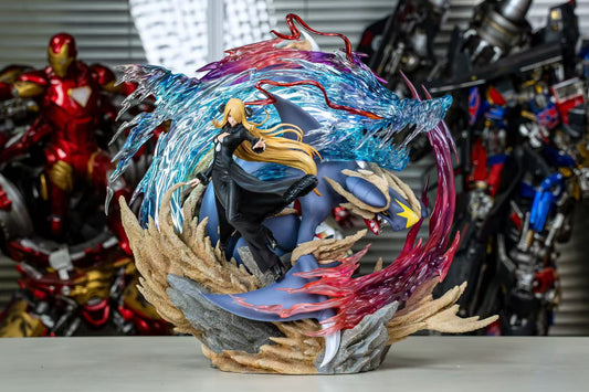 [OVERSEAS STOCK] Pokemon - Fantasy Studio - Cynthia and Garchomp (Price does not include shipping - Please Read Description)