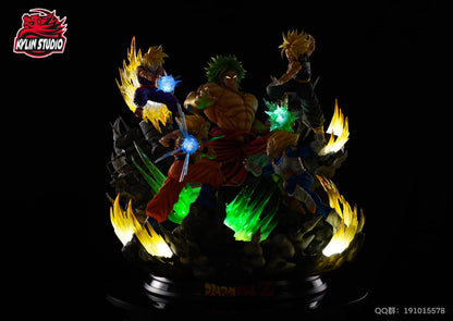 [PRE ORDER] Dragon Ball - Kylin Studio - Broly Vs Gohan, Goku, Vegeta & Trunks (Price does not include shipping - Please Read Description)
