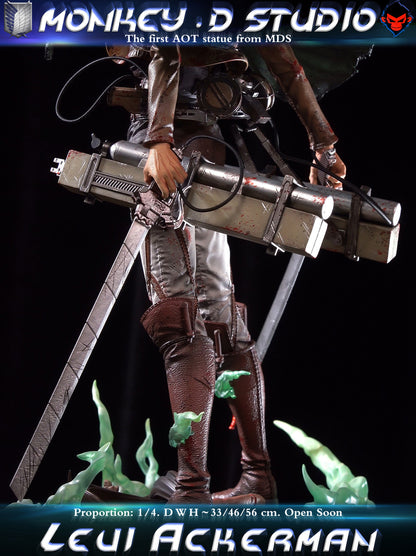 [PRE ORDER] Attack On Titan - Monkey D Studio - Levi Ackerman (Price does not include shipping - Please Read Description)