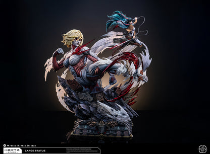 [PRE ORDER] Attack On Titan - Hertz Studio - Mikasa Ackerman VS Female Titan (Price does not include shipping - Please Read Description)