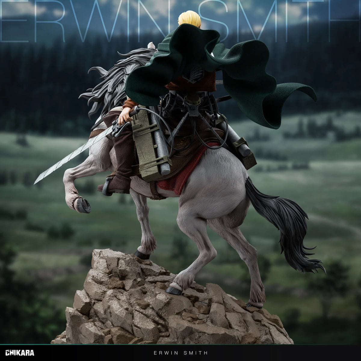 [PRE ORDER] Attack On Titan - Chikara Studio - Erwin Smith (Price does not include shipping - Please Read Description)