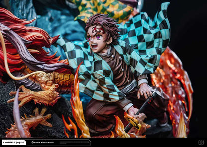 [PRE ORDER] Demon Slayer - Hertz Studio - Kamado Tanjiro & Tomioka Giyu vs Akaza (Price does not include shipping - Please Read Description)