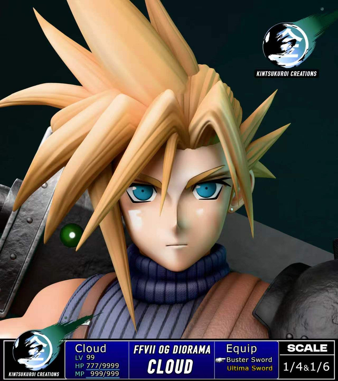 [PRE ORDER] Final Fantasy - Kintsukuroi Creations Studio - Final Fantasy 7 Full Diorama (Price does not include shipping - Please Read Description)