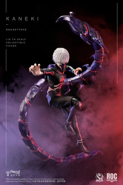 [PRE ORDER] Tokyo Ghoul - Rocket Toys Studio - Kaneki Ken Combat Suit PVC Action Figure Licensed (Price does not include shipping - Please Read Description)