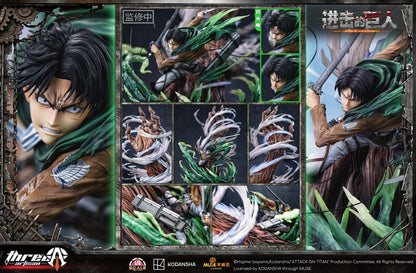 [PRE ORDER] Attack On Titan - Three Artisan Studio - Levi Ackerman (Price does not include shipping - Please Read Description)
