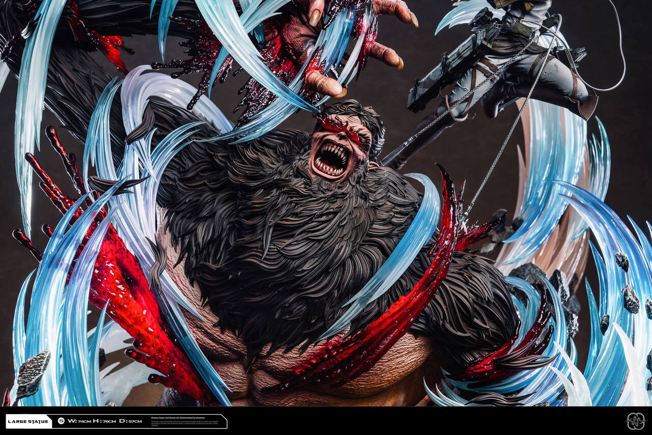 [PRE ORDER] Attack On Titan - Hertz Studio - Levi Vs Beast Titan (Price does not include shipping - Please Read Description)