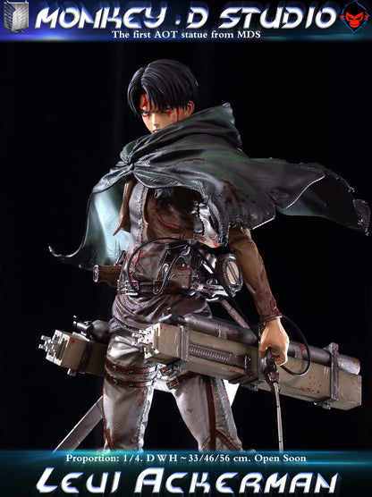 [PRE ORDER] Attack On Titan - Monkey D Studio - Levi Ackerman (Price does not include shipping - Please Read Description)
