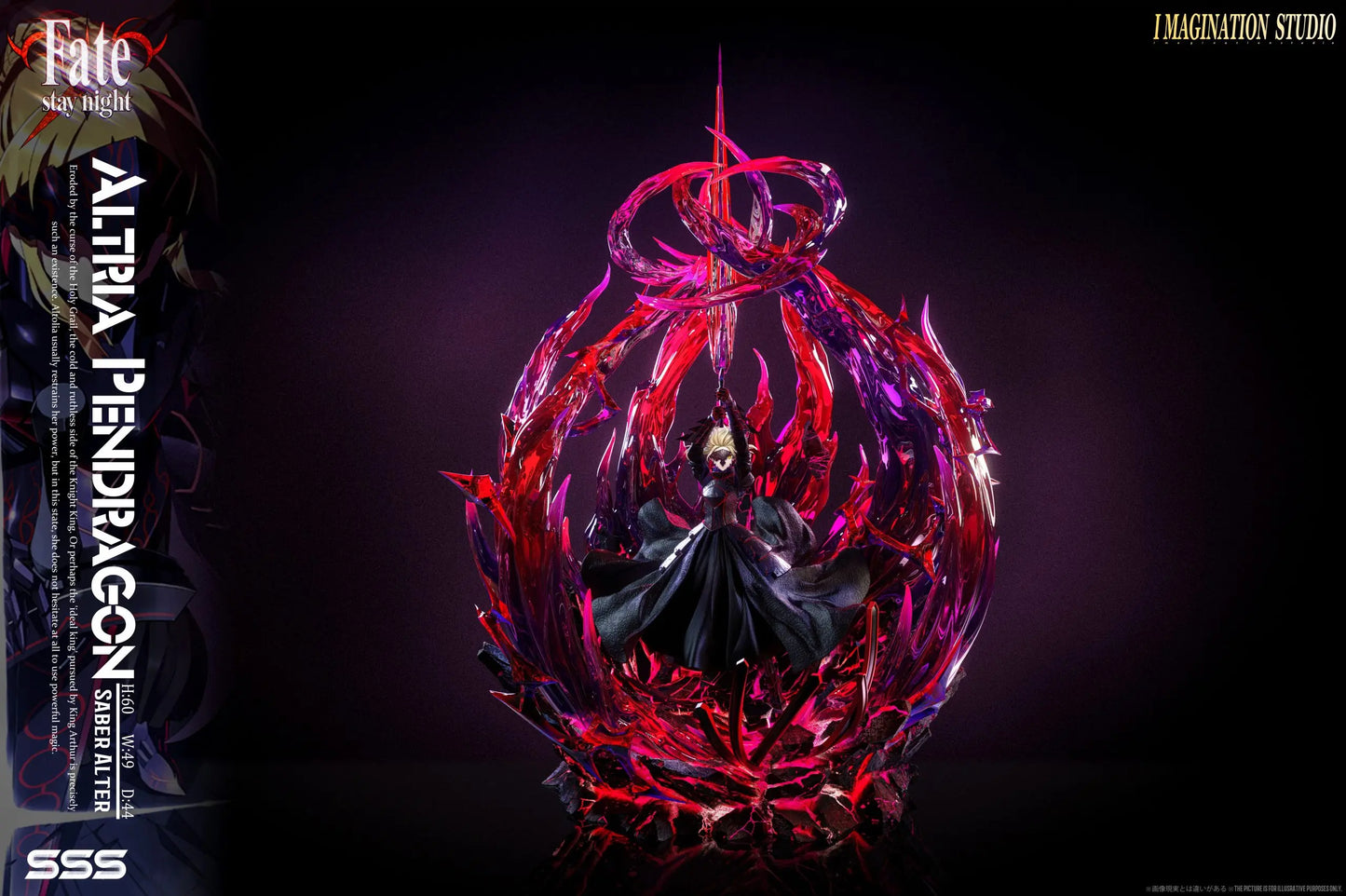 [PRE ORDER] Fate - Imagination YY Studio - Saber Alter (Price does not include shipping - Please Read Description)