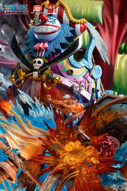 [PRE ORDER] One Piece - Jimei Palace Studio - New Yonko Buggy (Price does not include shipping - Please Read Description)