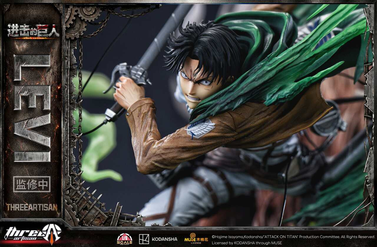 [PRE ORDER] Attack On Titan - Three Artisan Studio - Levi Ackerman (Price does not include shipping - Please Read Description)