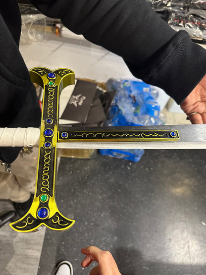 One Piece - Mihawk Yoru Metal Sword (Price Doe Not Include Shipping - Please Read Description)