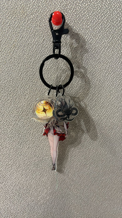 WuWa - Camellia Acrylic 3 Piece Keychain