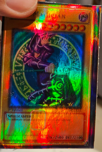 YuGiOh - Dark Magician Holographic Credit Card Sticker (Please Read Description)