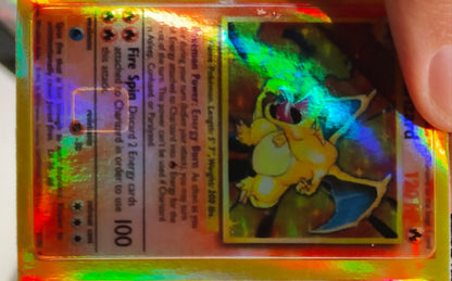 Pokemon - Charizard Holographic Credit Card Sticker (Please Read Description)
