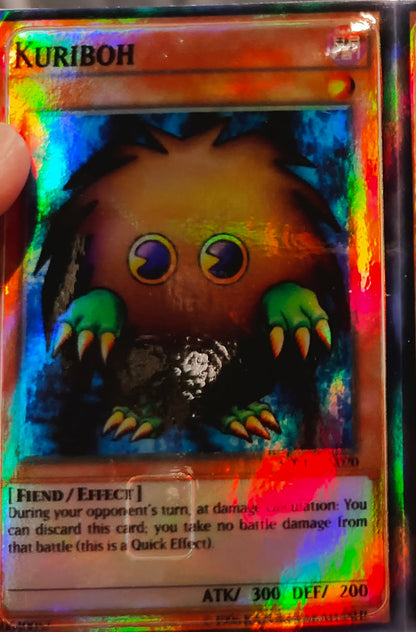 YuGiOh - Kuriboh Holographic Credit Card Sticker (Please Read Descript Flying Raijin Expo YuGiOh - Kuriboh Holographic Credit Card Sticker (Please Read Descript Flying Raijin Expo