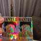 One Piece - Zoro Wanted Poster Holographic Credit Card Sticker (Please Read Description)