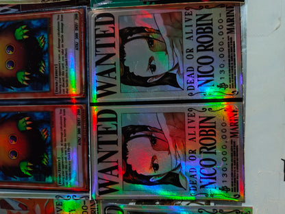 One Piece - Nico Robin Wanted Poster Holographic Credit Card Sticker (Please Read Description)