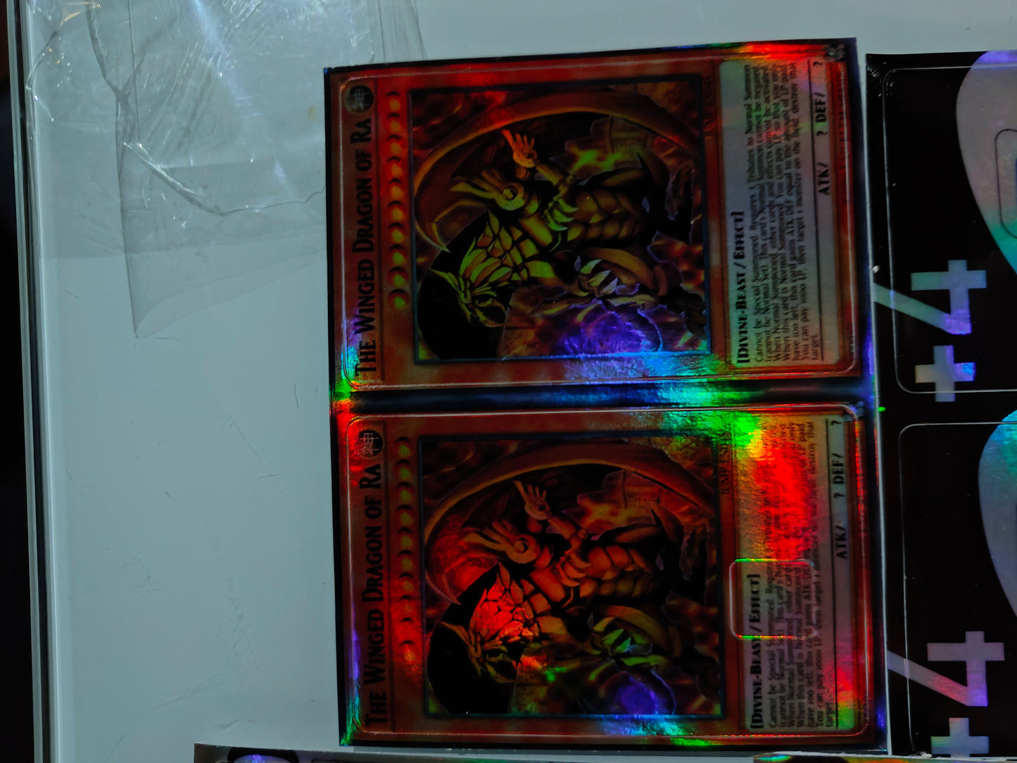 YuGiOh - Winged Dragon of Ra Holographic Credit Card Sticker (Please Read Description)