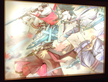 Genshin Impact - Kazuha Light Up Frame Art Portrait