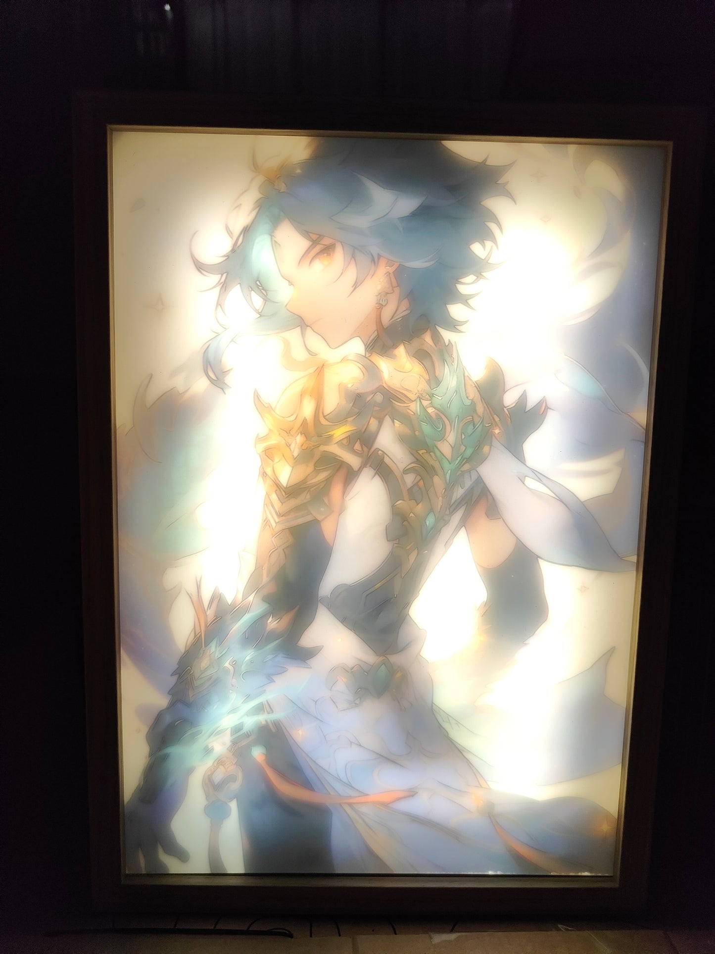 Genshin Impact  - Xiao Light Up Frame Art Portrait