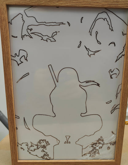 Naruto Shippuden - Itachi Style 2 Light Up Frame Art Portrait