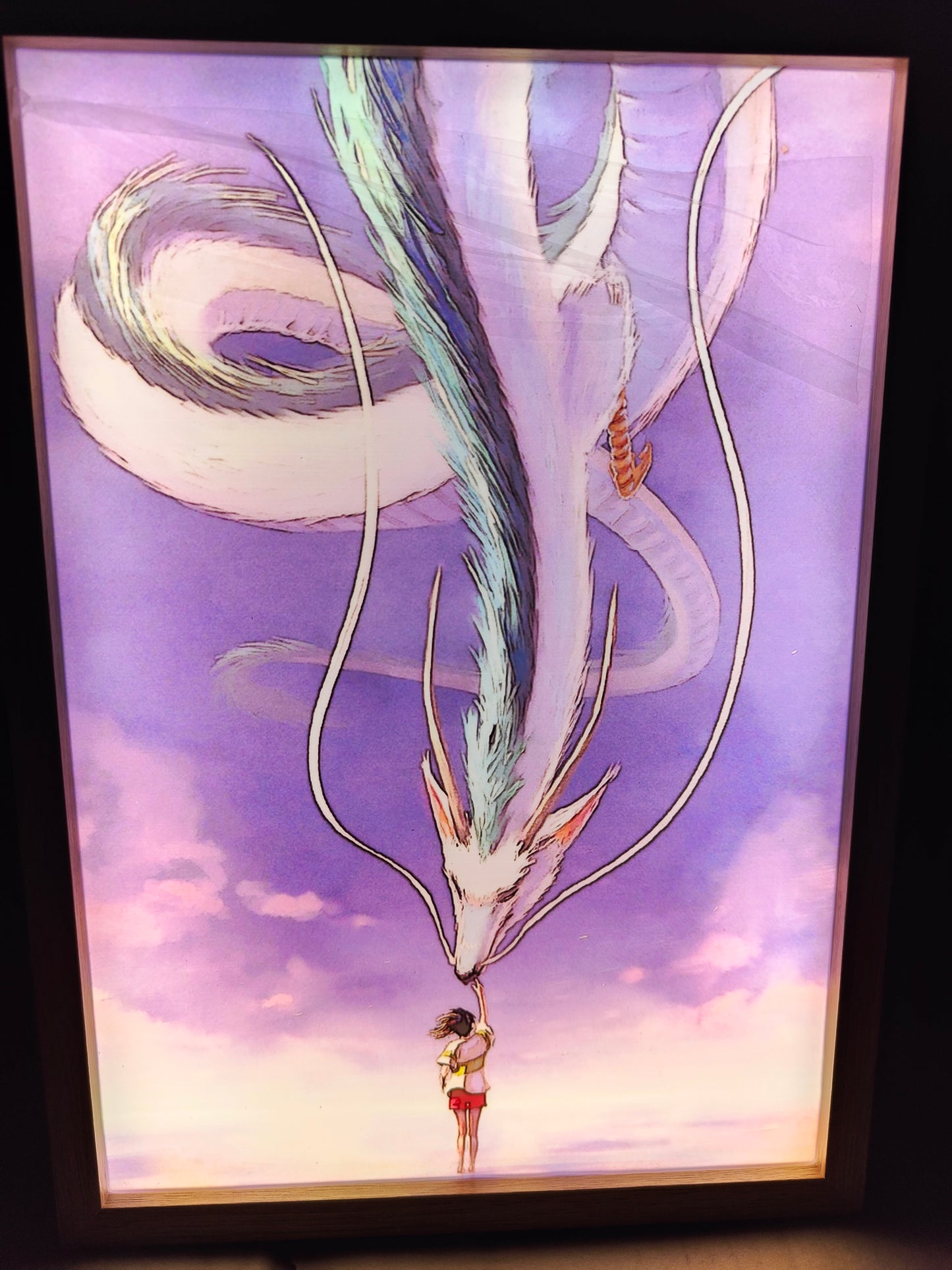 Studio Ghibli - Spirited Away Light Up Frame Art Portrait