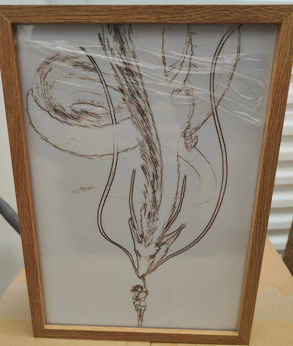 Studio Ghibli - Spirited Away Style 1 Light Up Frame Art Portrait