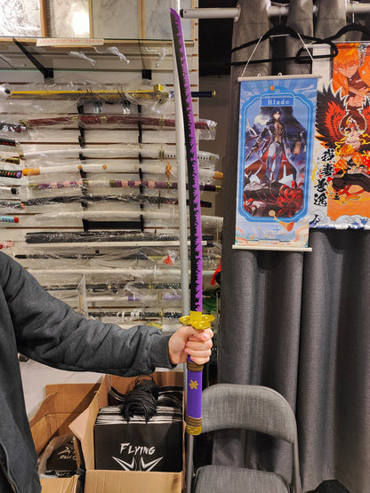 One Piece - Roronoa Zoro Purple Enma Metal Sword (Price Does Not Include Shipping - Please Read Description)