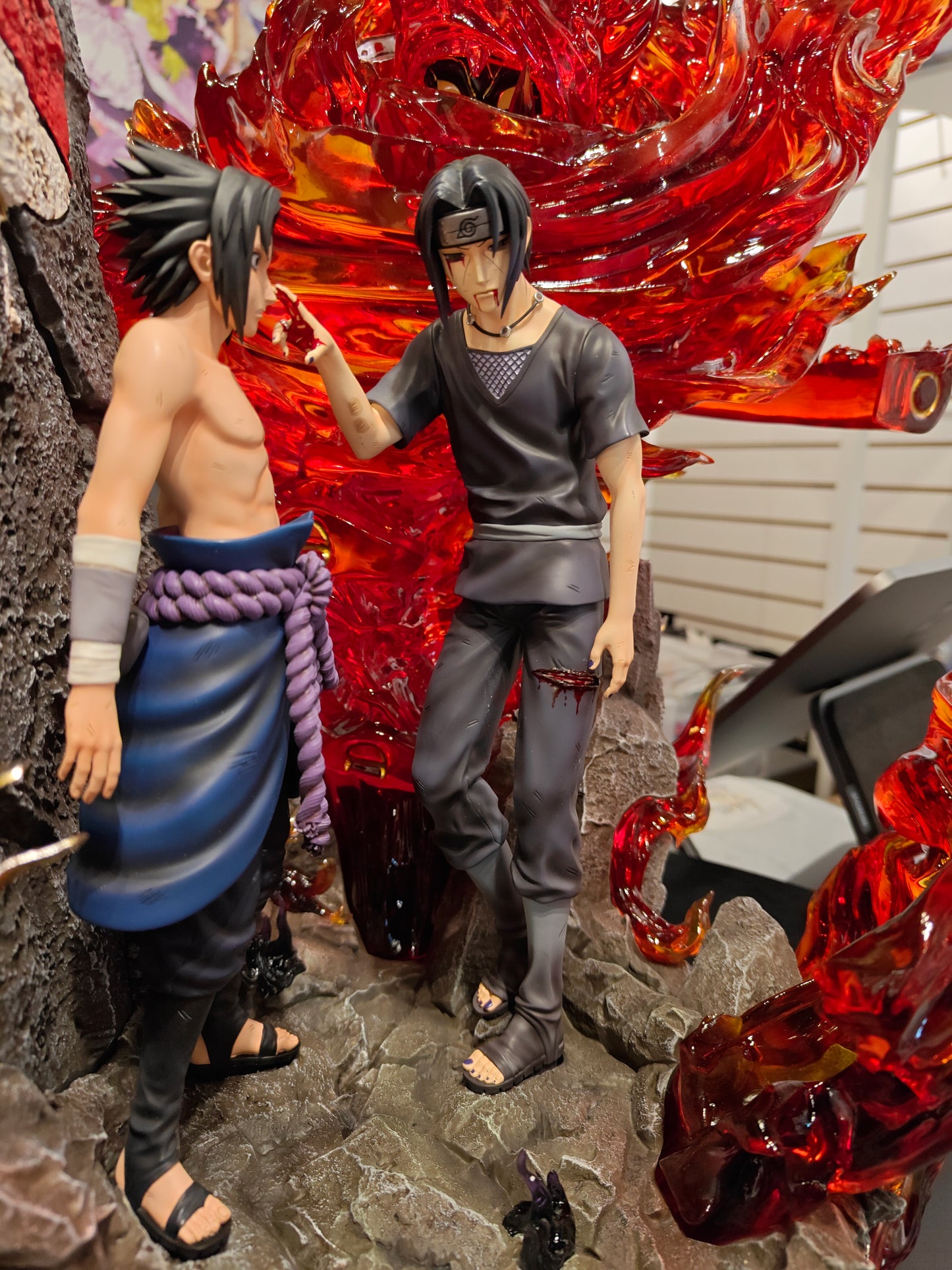 [IN STOCK] Naruto -  Surge Studio - Itachi & Sasuke Final Moments (Price Does Not Include Shipping - Please Read Description)