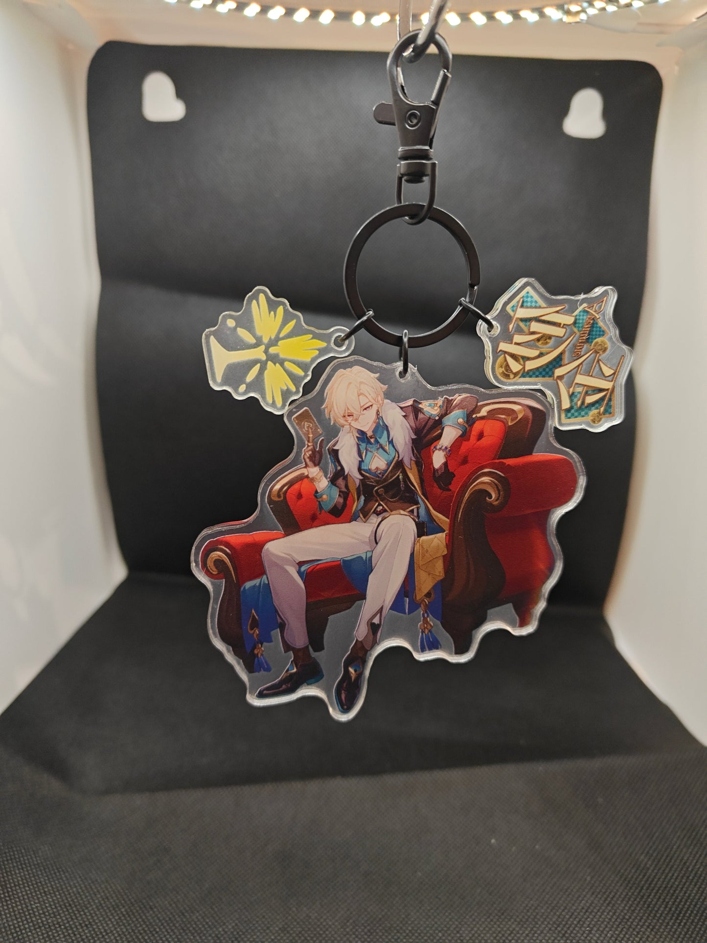 Honkai Star Rail - Aventurine Acrylic 3 Piece Keychain