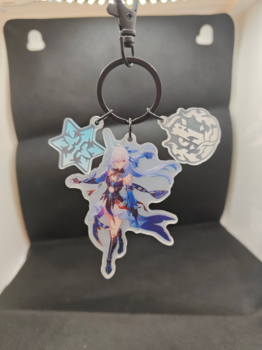 Honkai Star Rail - Jingliu Acrylic 3 Piece Keychain