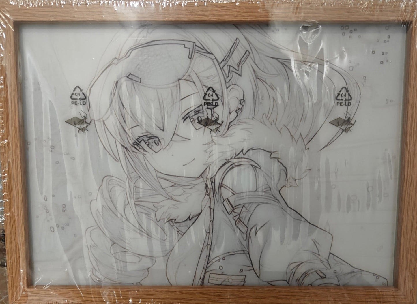 Honkai Star Rail HSR - Silver Wolf Style A Light Up Frame Art Portrait