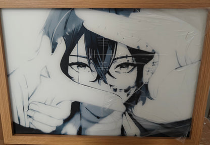 Bungo Stray Dogs - Dazai Style A Light Up Frame Art Portrait