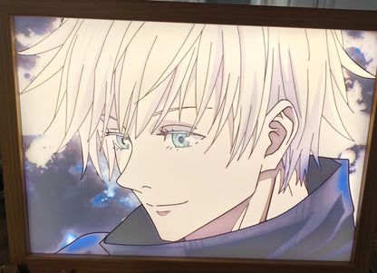 Jujutsu Kaisen - Gojo Style 3 Light Up Frame Art Portrait