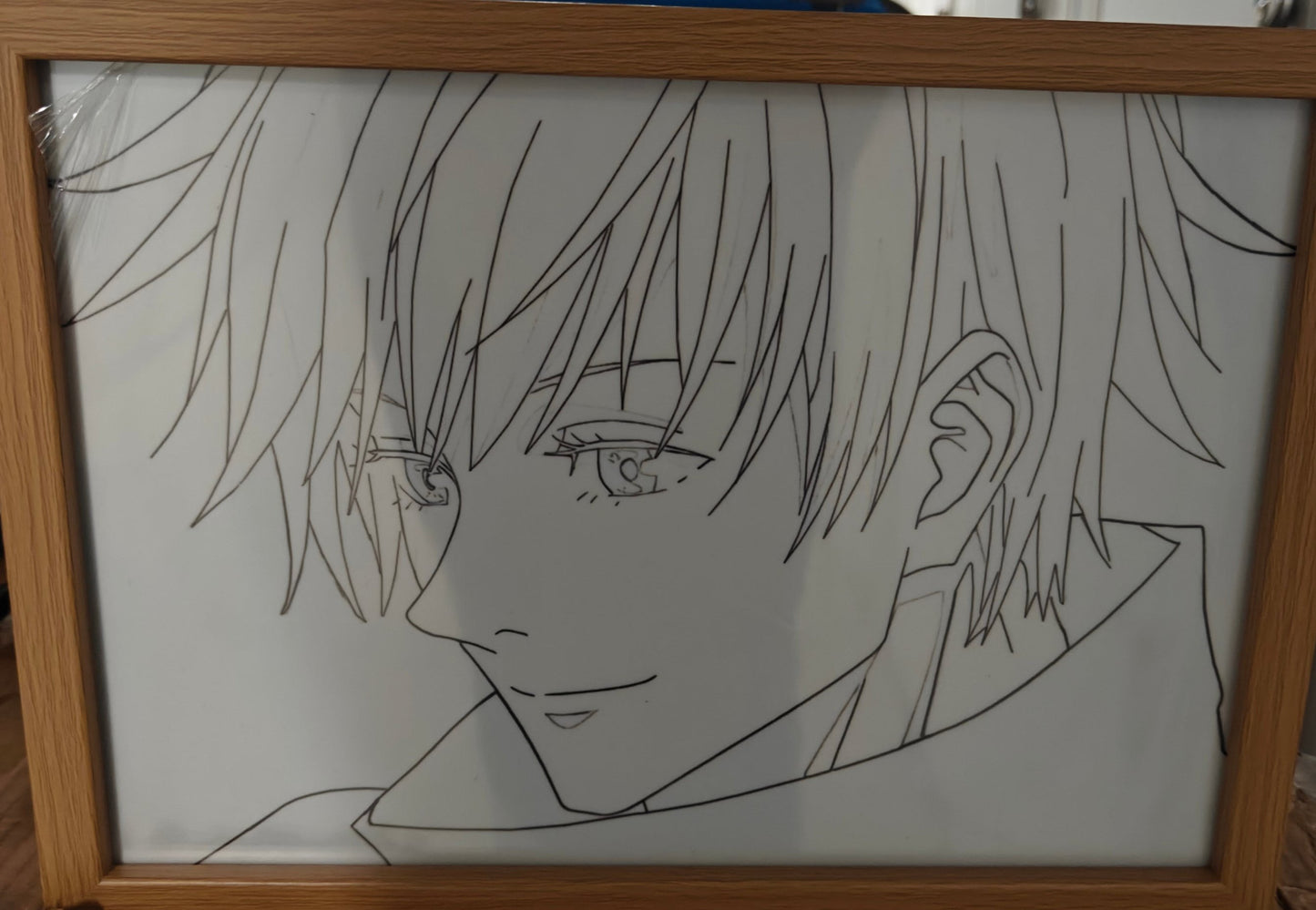 Jujutsu Kaisen -  Gojo Style 3 Light Up Frame Art Portrait