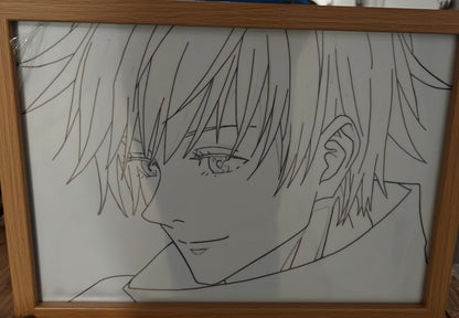Jujutsu Kaisen - Gojo Style 3 Light Up Frame Art Portrait